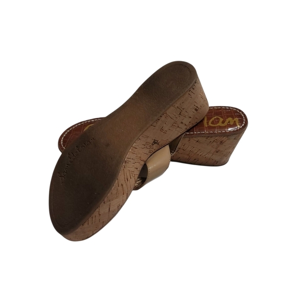Sam Edelman Tan Wedge Sandals - Picture 6 of 10